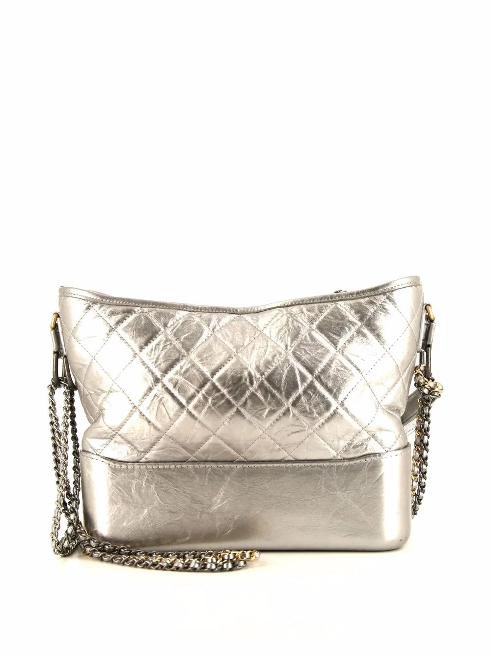 Chanel gabrielle bag silver outlet