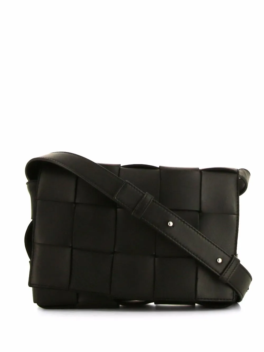 Bottega Veneta Pre-Owned сумка-мессенджер Casette с плетением Intrecciato