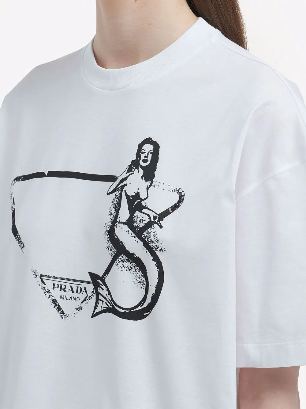 ぐ**様 PRADA プリント入り ジャージー Tシャツ ぐ**様 PRADA プリント入り ジャージー Tシャツ 【公式通販】