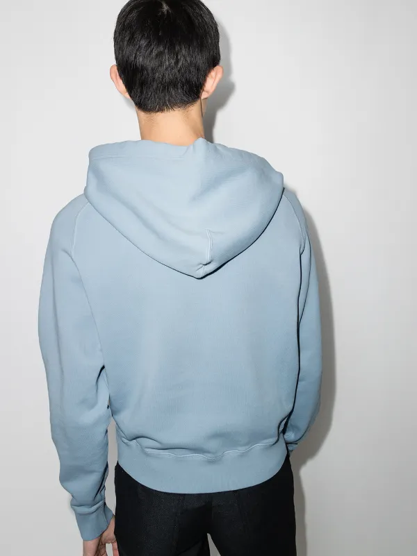 Shop Tom Ford Half Zip Cotton Hoodie With Express Delivery Farfetch