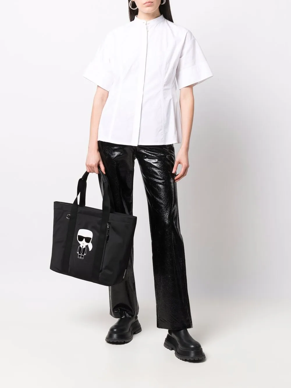 фото Karl lagerfeld сумка-тоут ikonik karl