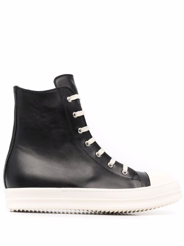 Rick Owens ハイカット レザースニーカー 通販 - FARFETCH