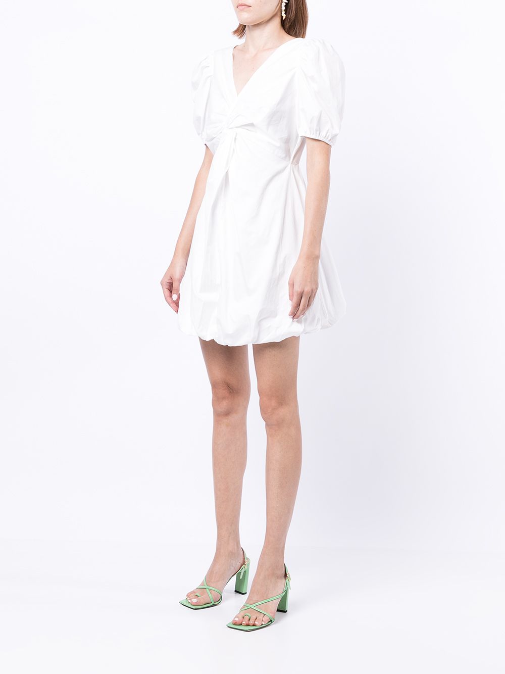 фото B+ab twisted puff-shoulder dress