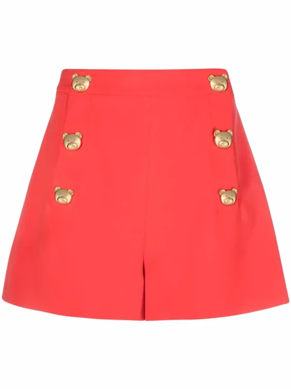 Moschino high-waisted buttoned shorts 