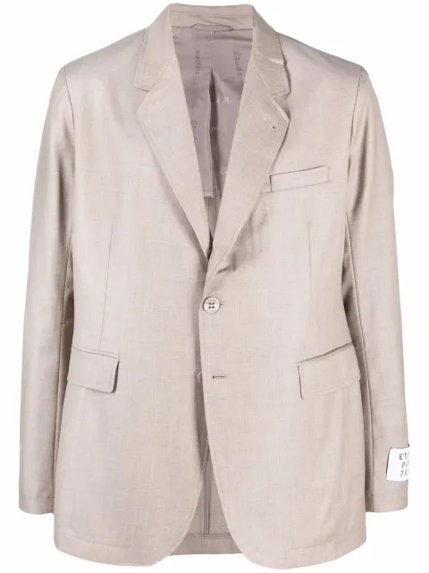 Études Studio virgin wool single-breasted blazer