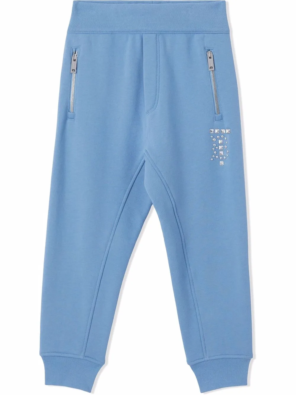 Burberry Kids monogram motif track pants | Blue | Image 1