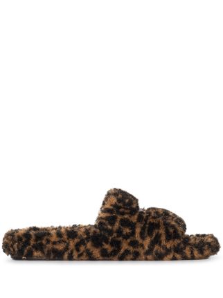 Balenciaga discount fur slippers