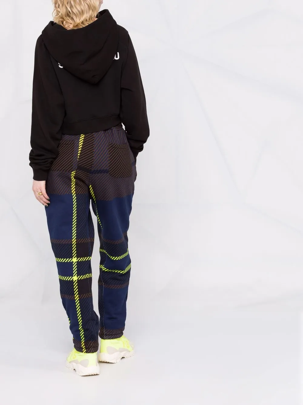 фото Adidas спортивные брюки в клетку