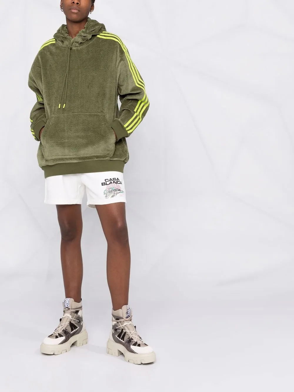 фото Adidas вельветовое худи из коллаборации с ivy park