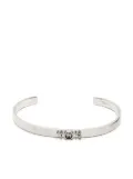 Maison Margiela Numerical engraved bangle - Silver