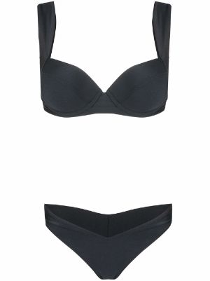 Noire Swimwear Underwired Lurex Bikini Set - Farfetch