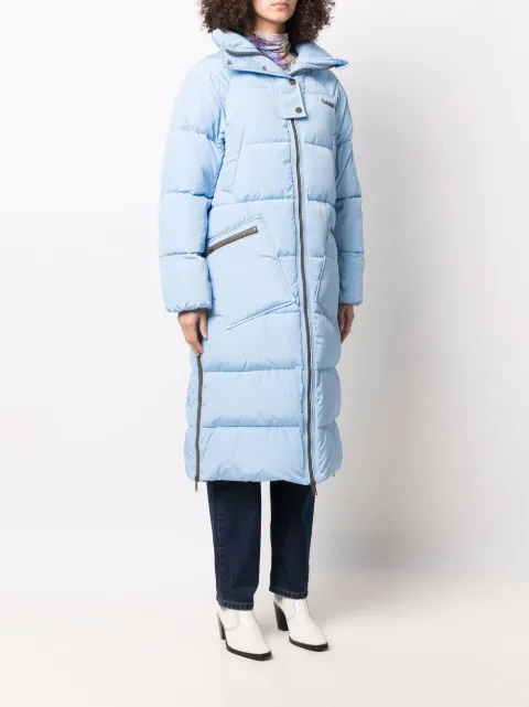 GANNI Long Puffer Coat - Farfetch
