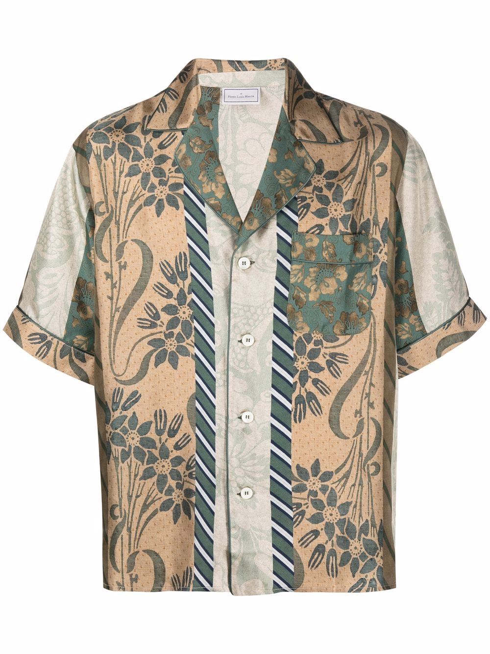 

Pierre-Louis Mascia camisa de seda Aloe - Neutro