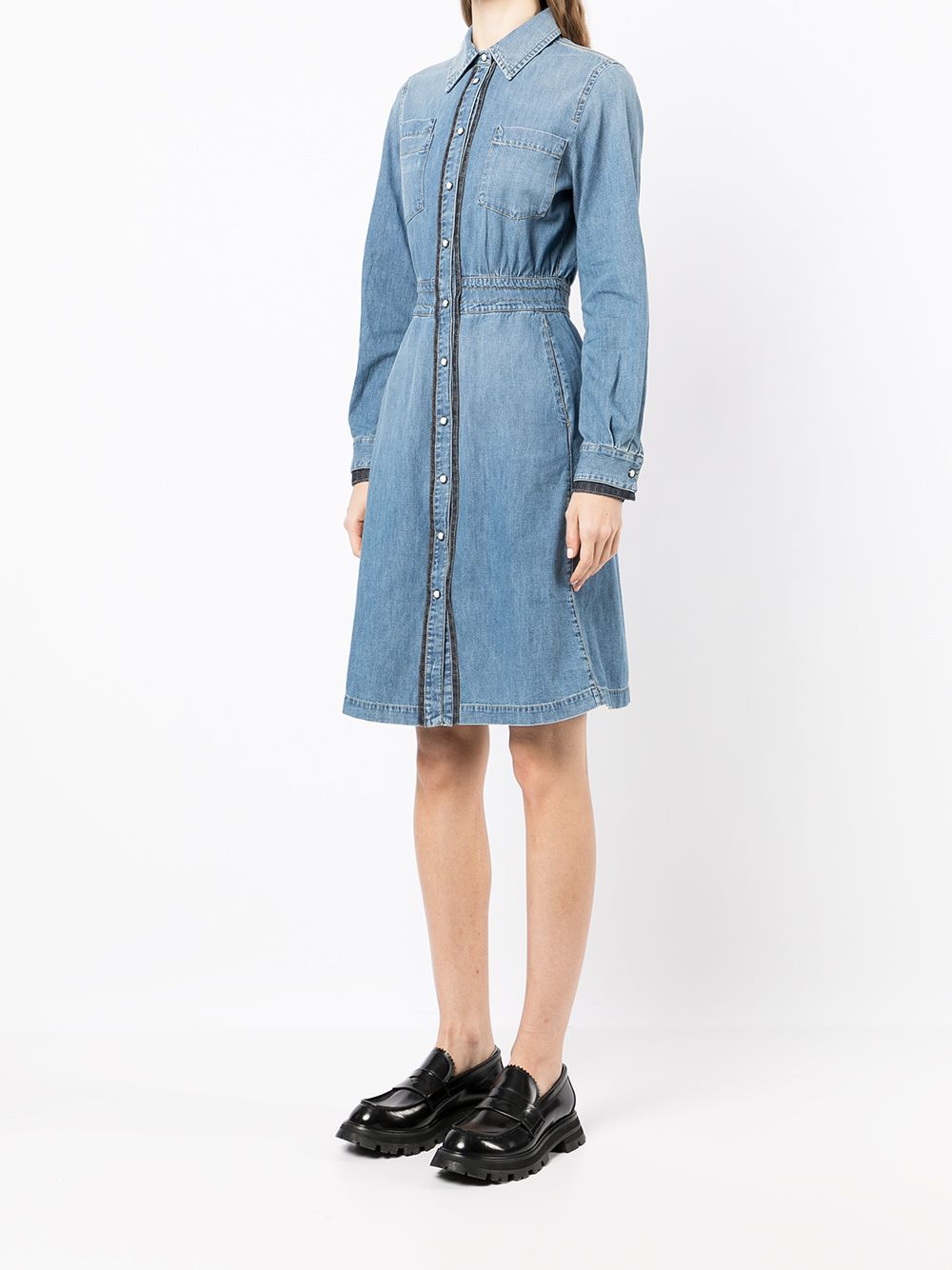 фото Ports 1961 denim midi shirt dress