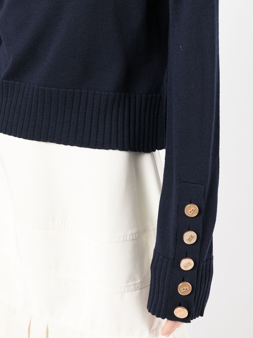 фото Ports 1961 decorative button boat-neck jumper