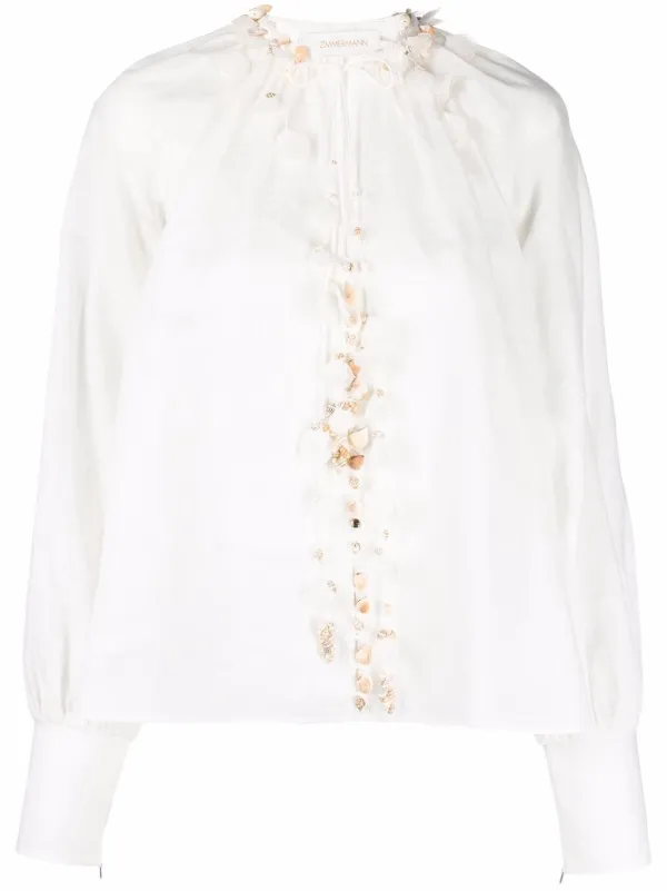 ZIMMERMANN Postcard Shell Embellished 