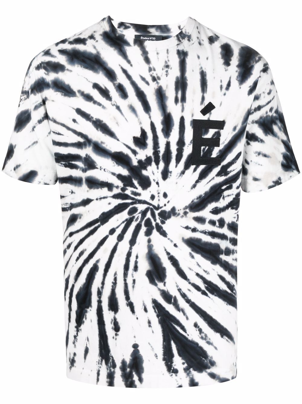 

Etudes playera con estampado tie-dye - Blanco