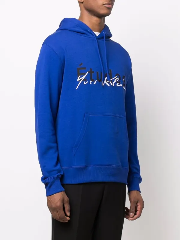 Etudes ロゴパーカー  M Études Studio ロゴ パーカー | ブルー | FARFETCH JP