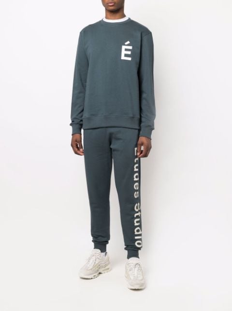 logo-print track pants