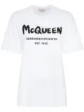 Alexander McQueen Graffiti T-shirt - White