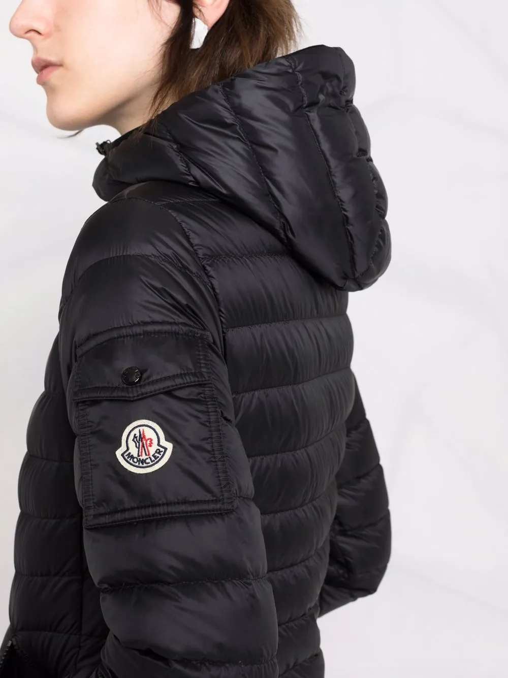 фото Moncler пуховик с капюшоном