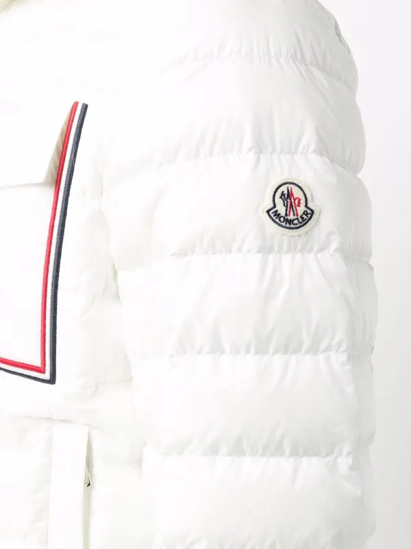 Moncler Daunenjacke Mit Logo Patch Farfetch Moncler Daunenjacke Mit Logo Patch Farfetch