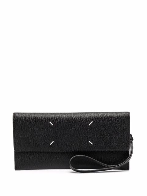 Maison Margiela four-stitch leather pouch Men