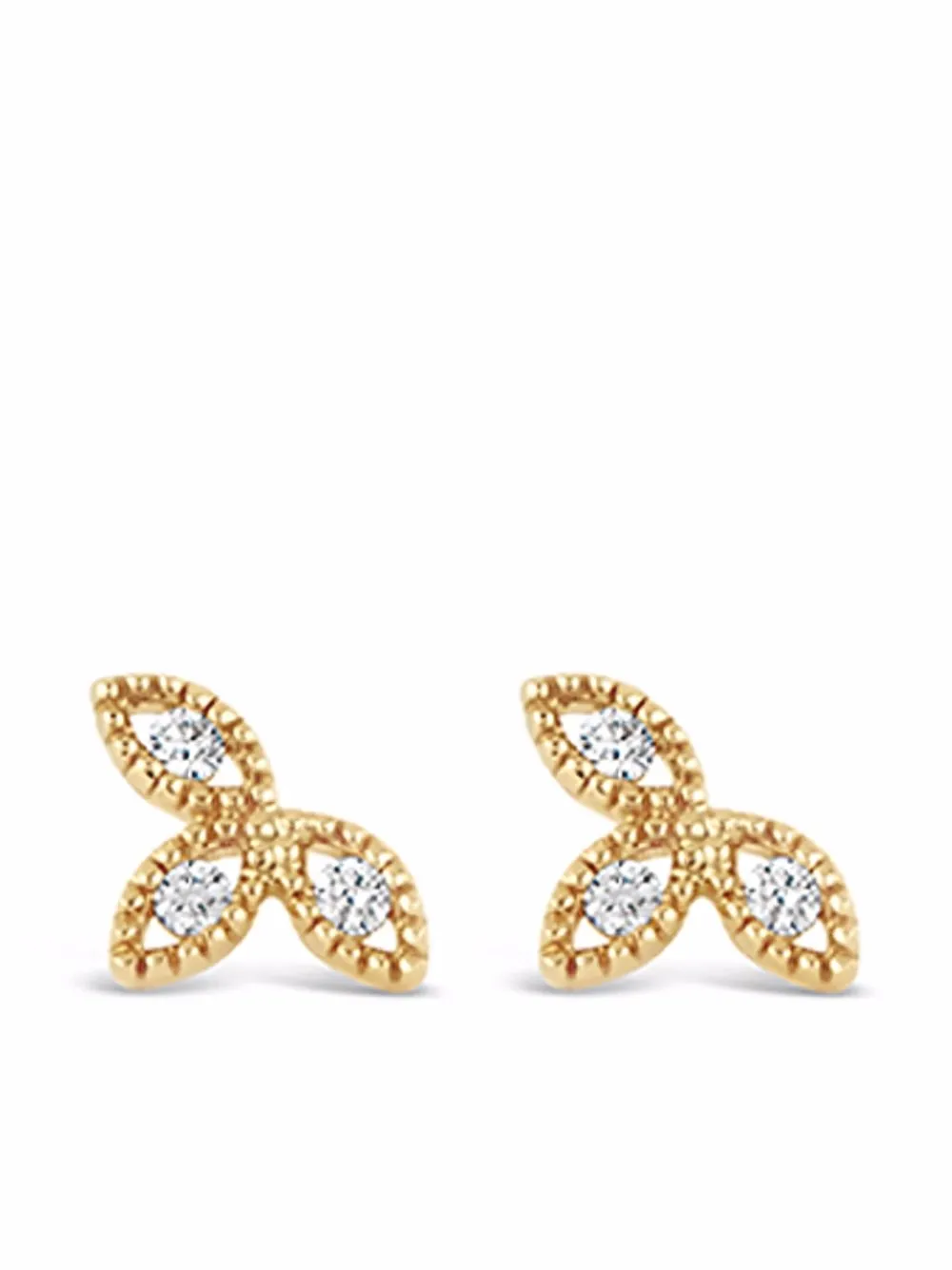 

Dinny Hall 14kt yellow gold Jasmine Flower stud earrings