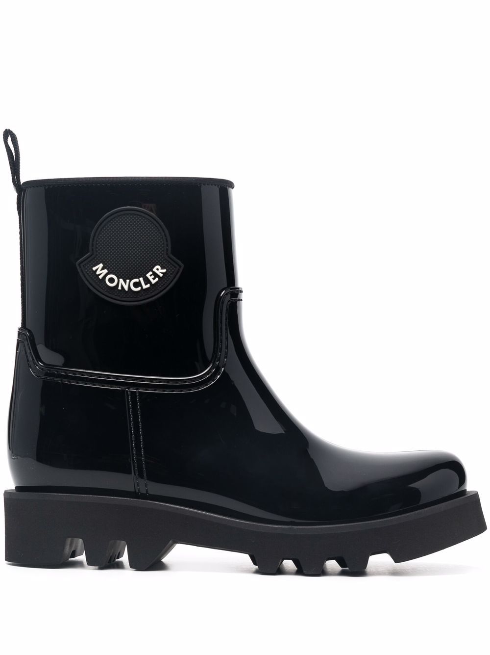 Moncler Ginette logo-patch Rain Boots - Farfetch