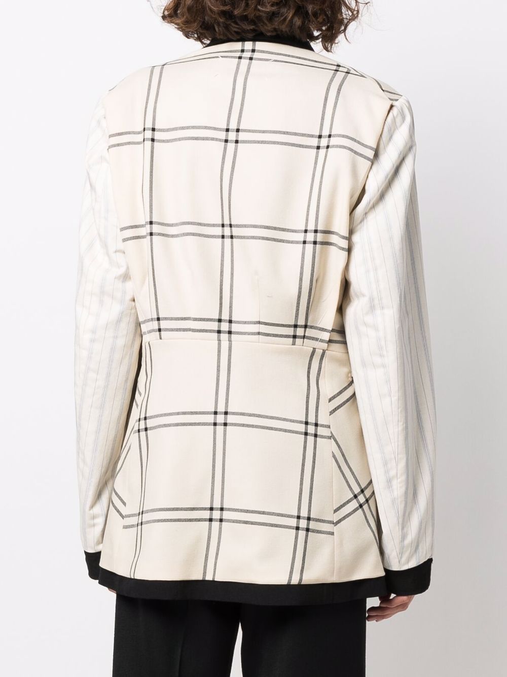 Maison Margiela check-pattern inside-out jacket Women