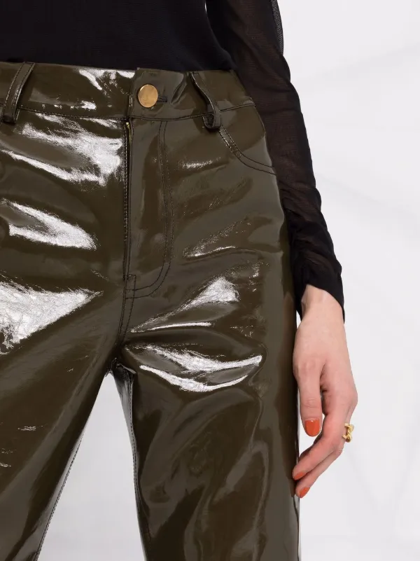 shine straight-legged Trousers - Farfetch