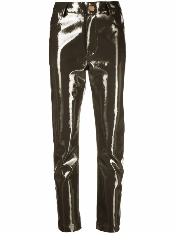 Parlor high-shine straight-legged 