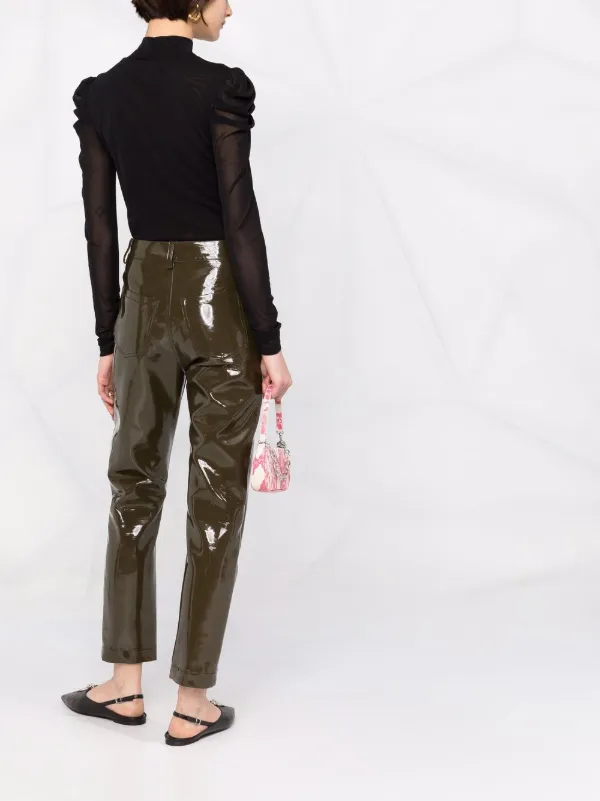 Parlor high-shine straight-legged 
