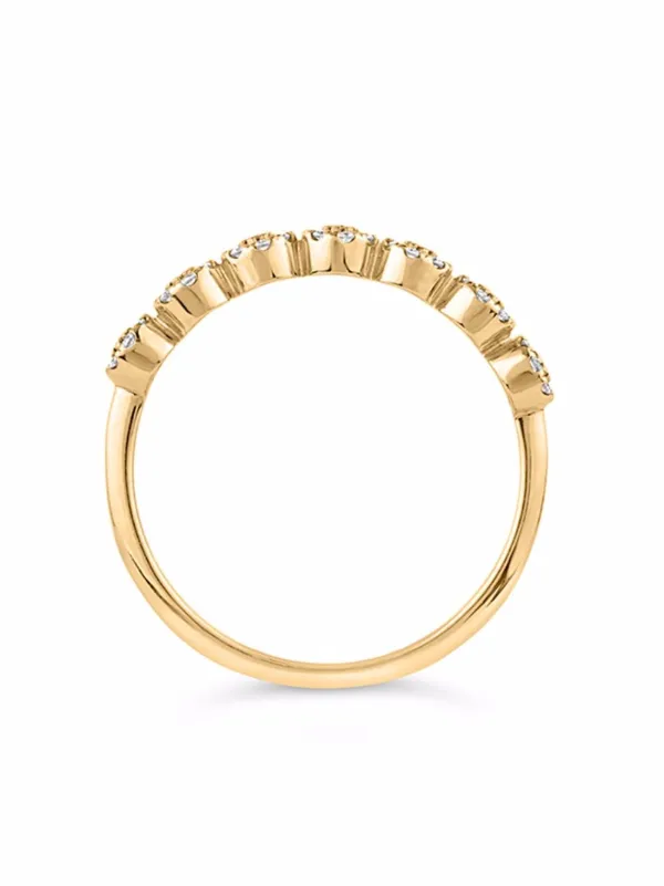 Dinny Hall 14kt Yellow Gold Starflower Diamond Eternity Ring Farfetch