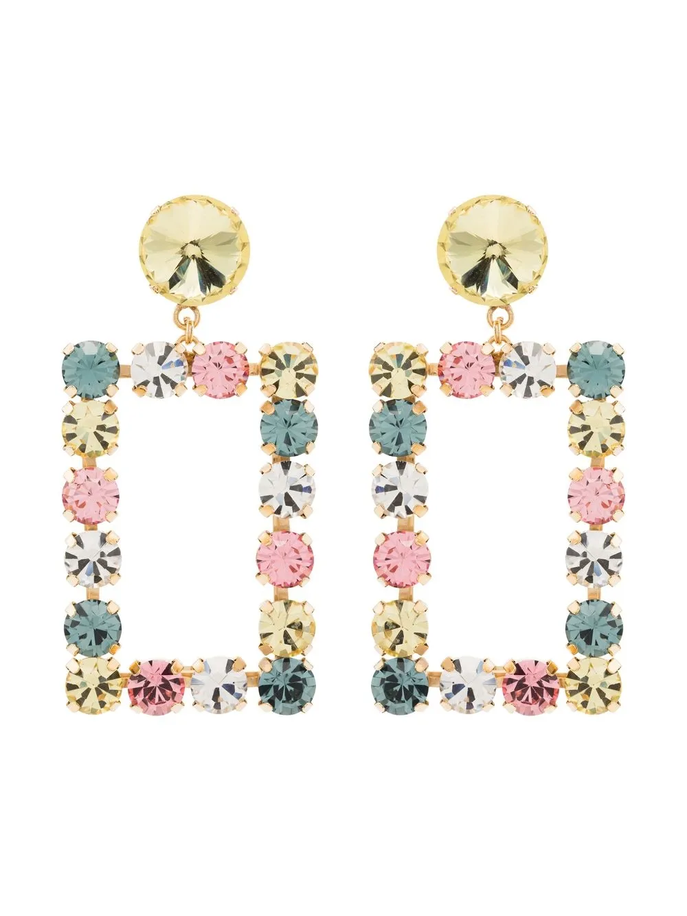 

Rosantica crystal-embellished drop earrings - Gold