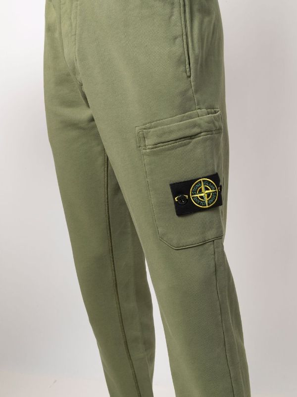 Mandíbula de la muerte maleta código Morse Stone Island Drawstring Cotton Track Pants - Farfetch