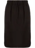 Fabiana Filippi elasticated-waist midi skirt - Black