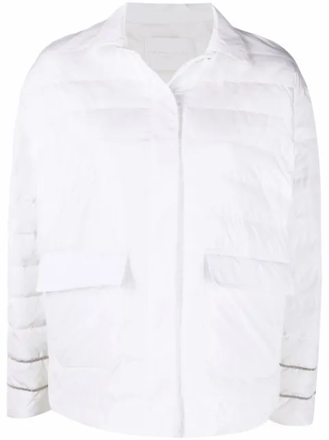 Fabiana Filippi pointed-collar padded jacket