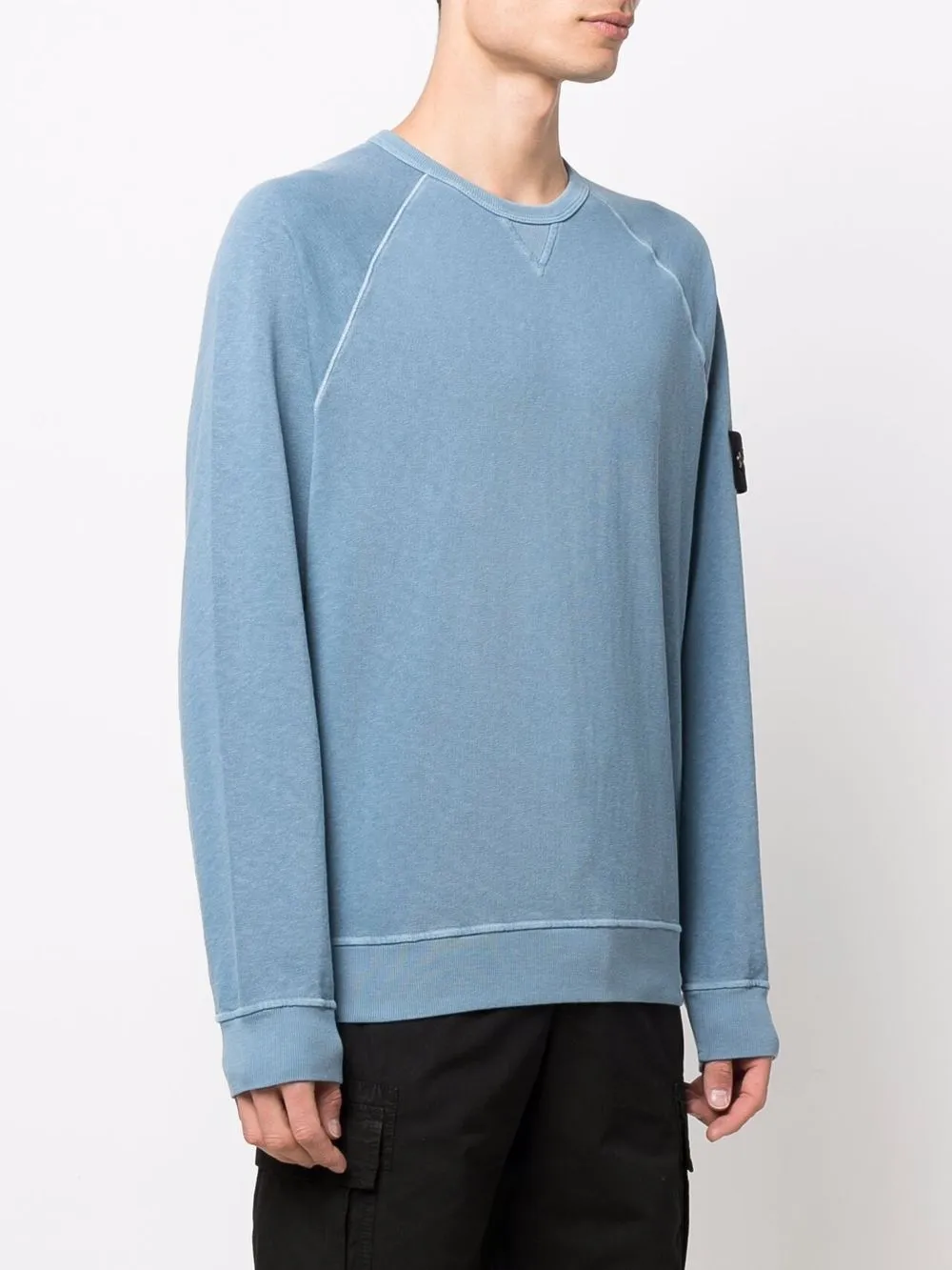 фото Stone island толстовка с нашивкой-логотипом