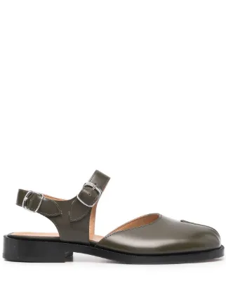 Maison Margiela Tabi ankle-strap Leather Sandals - Farfetch