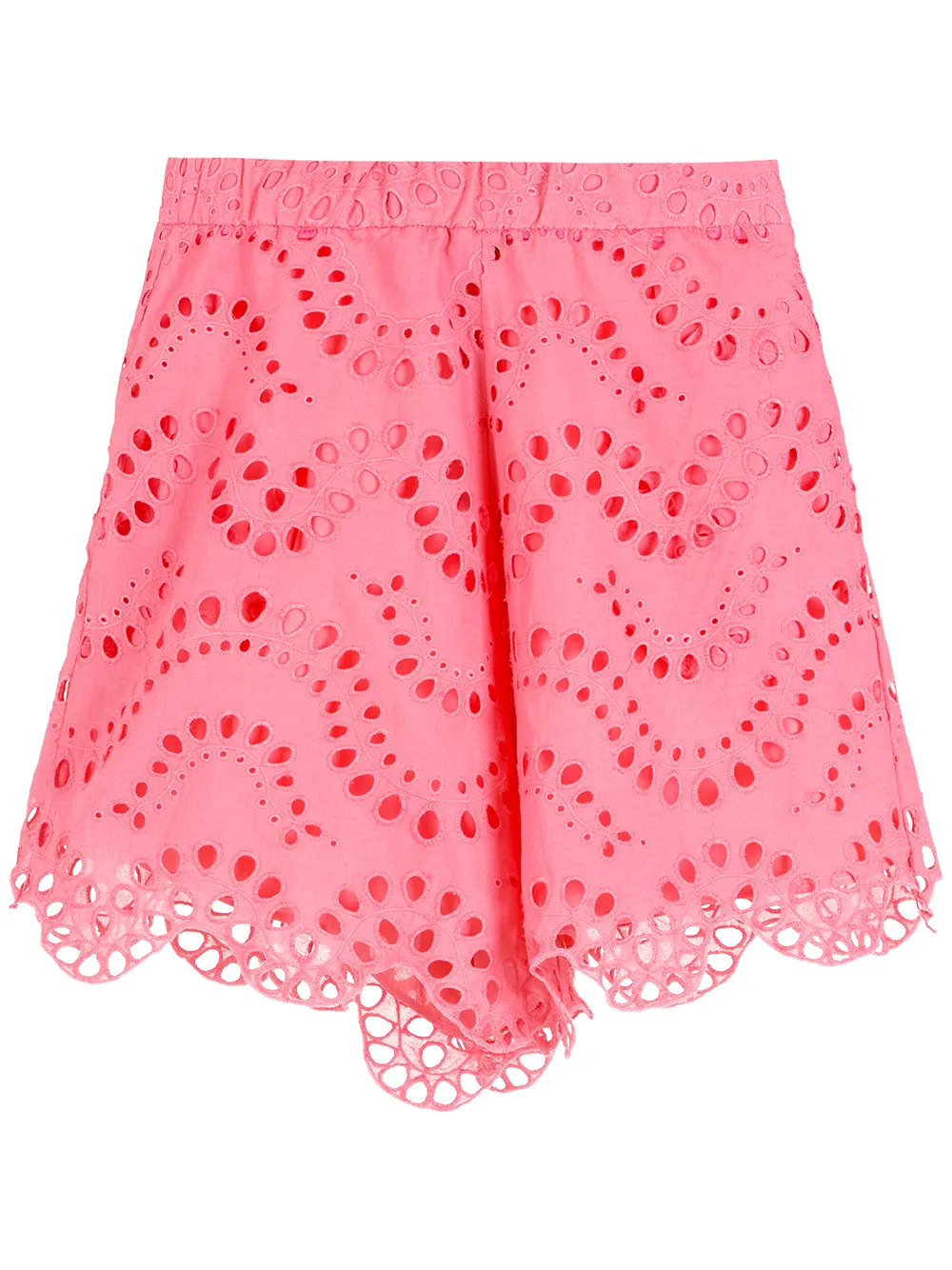 

Andrea Bogosian perforated knee-length shorts - Pink