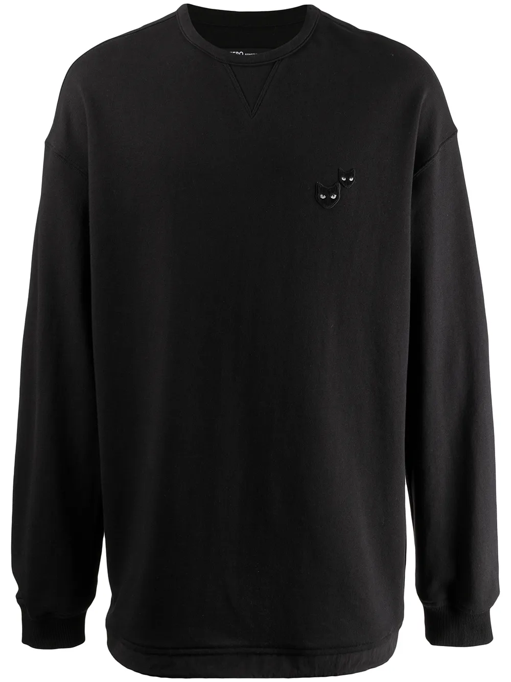 

ZZERO BY SONGZIO crew neck sweatshirt - Black