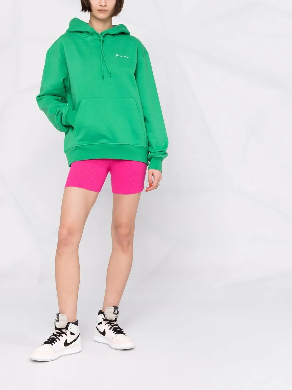 фото Jacquemus худи с вышитым логотипом