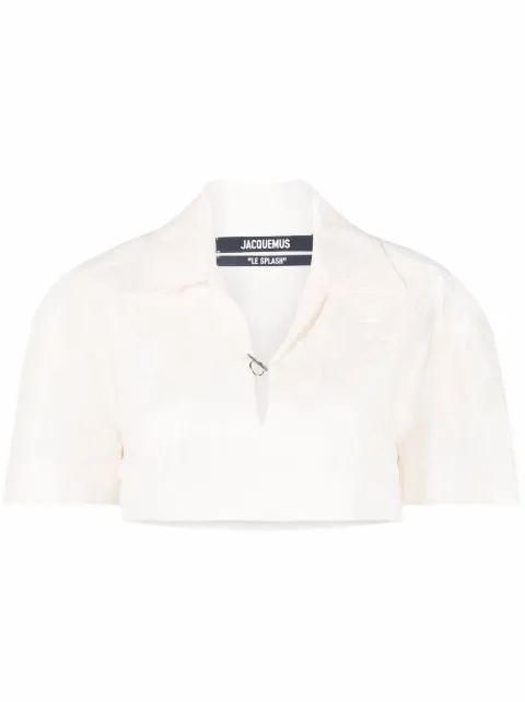 Jacquemus قميص قصير قطن قنب