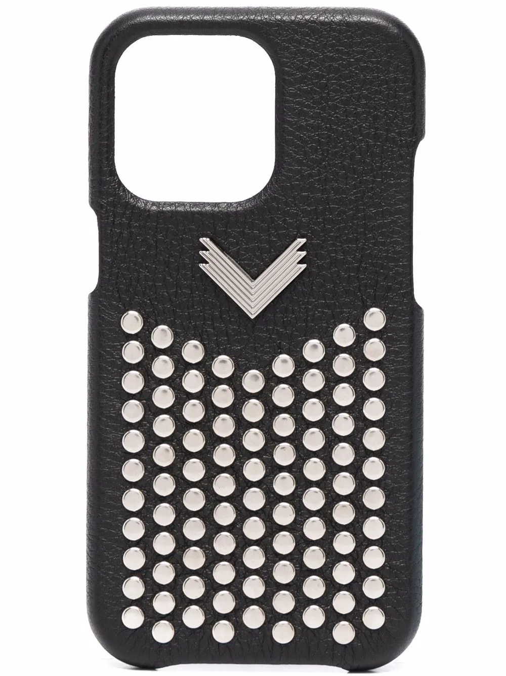 

Manokhi funda para iPhone 13 Pro con apliques de Manokhi x Velnate - Negro