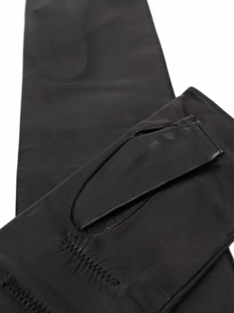 Manokhi fingerless leather gloves MANO88A270MIDIFINGERLESSBLK - 1