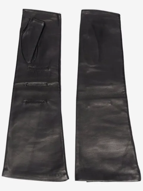 Manokhi fingerless leather gloves 