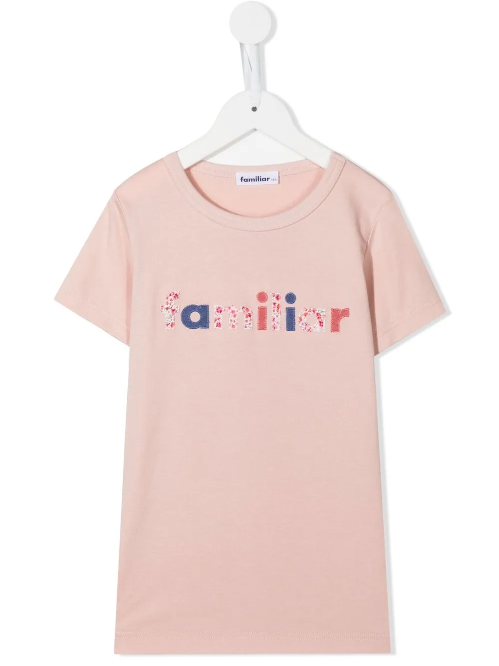 

Familiar playera con logo patchwork - Rosado