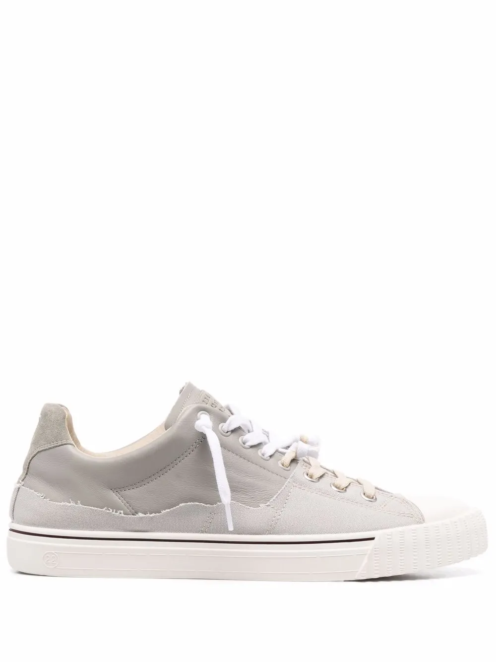 

Maison Margiela tenis bajos con paneles - Gris