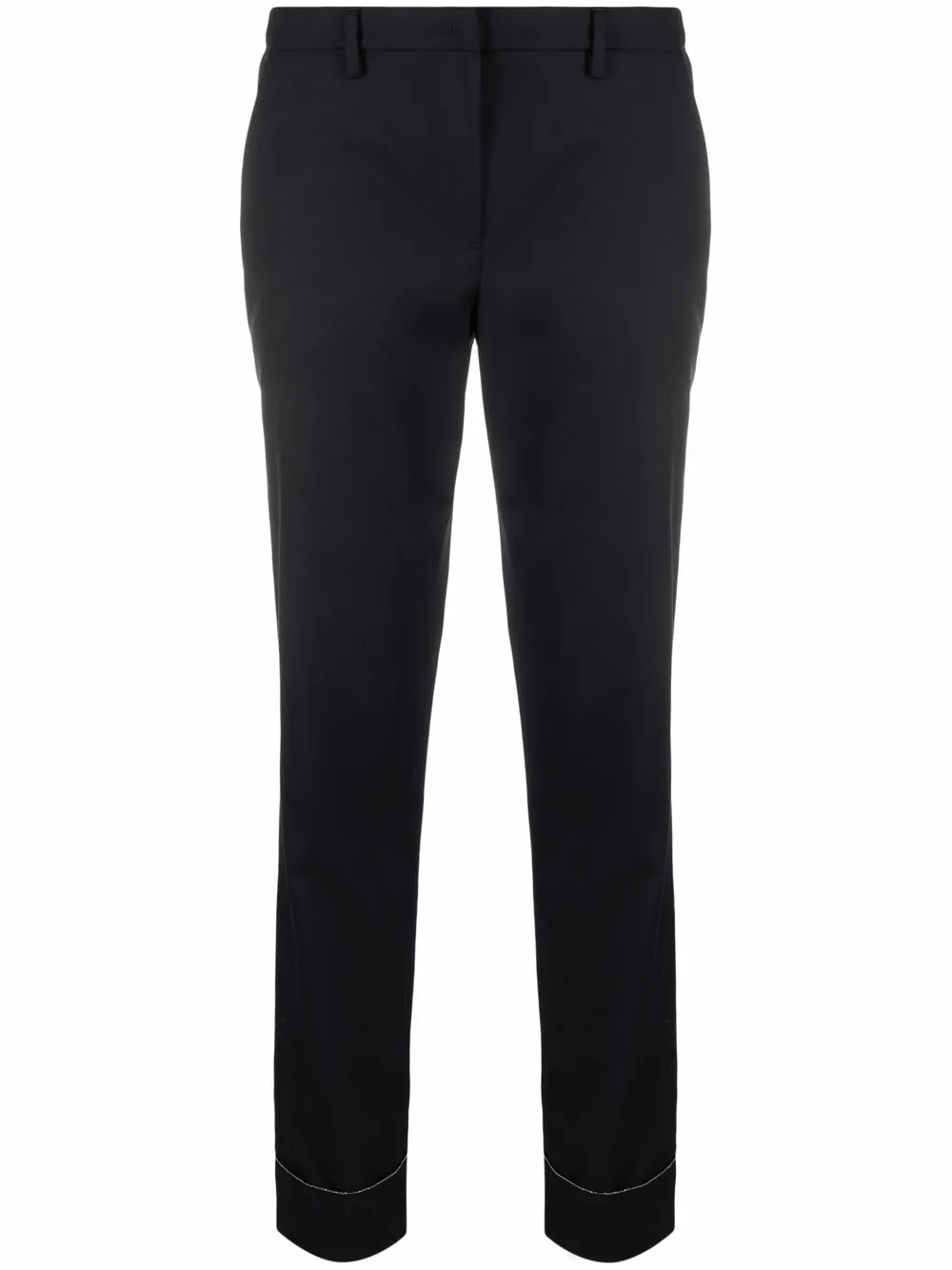 Fabiana Filippi straight-leg wool trousers – Black